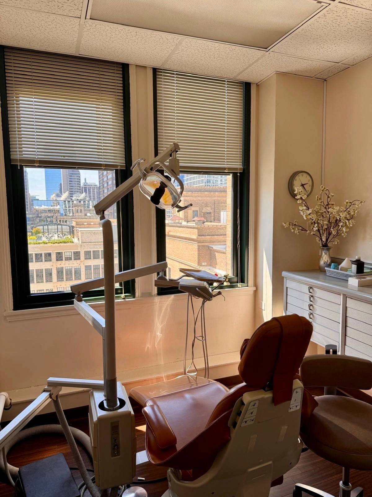 Modern dental studio interior